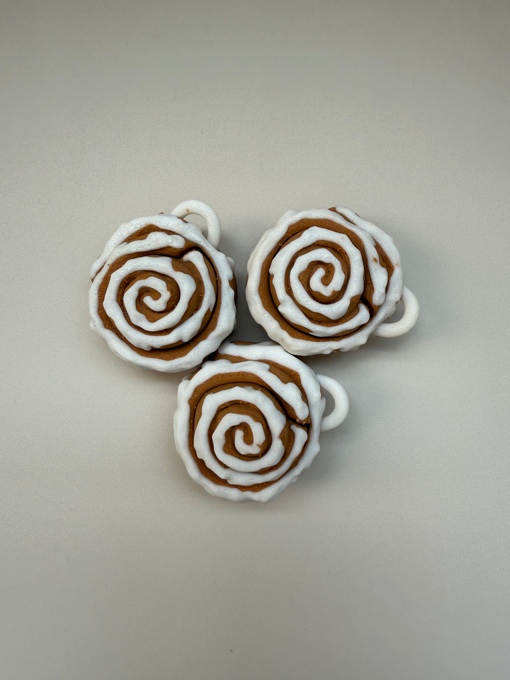 Cinnamon Roll Keyring Clicker