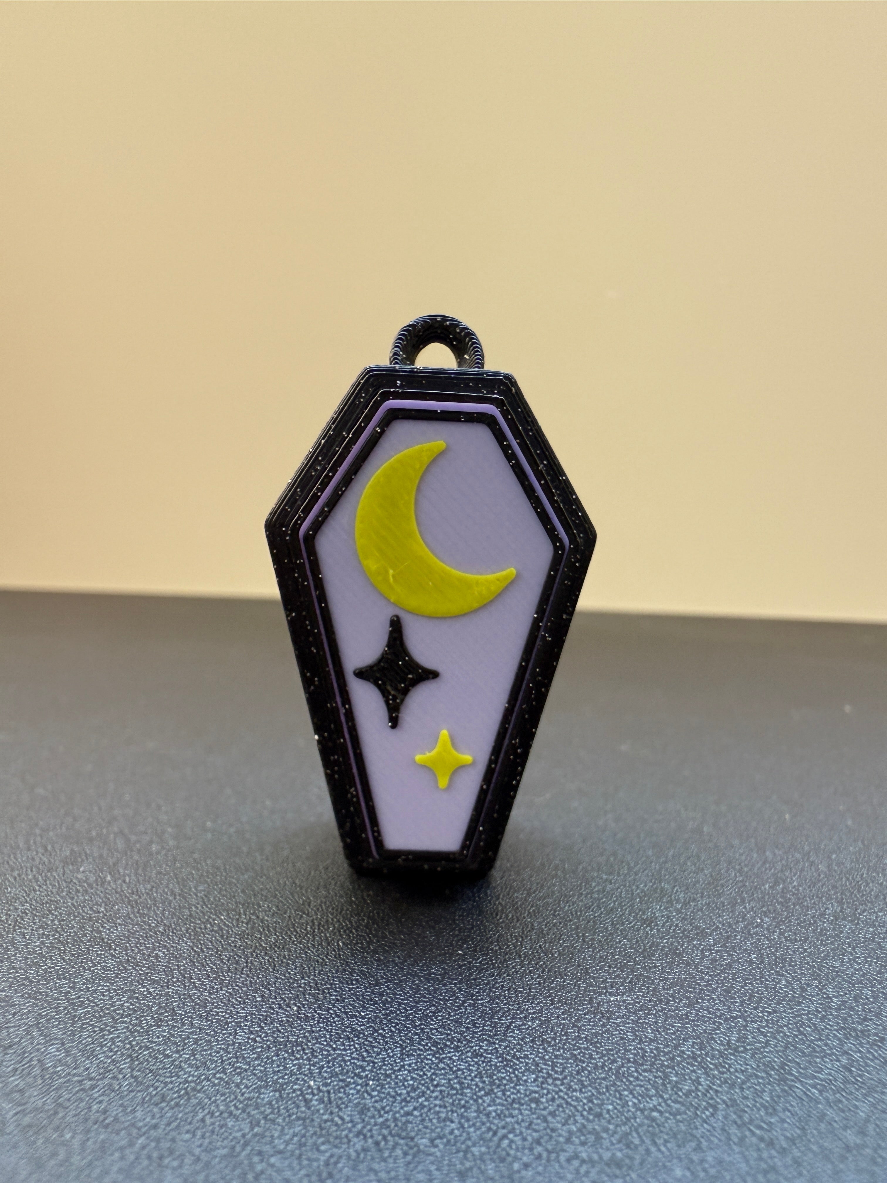 Spooky Coffin Keyring Clicker