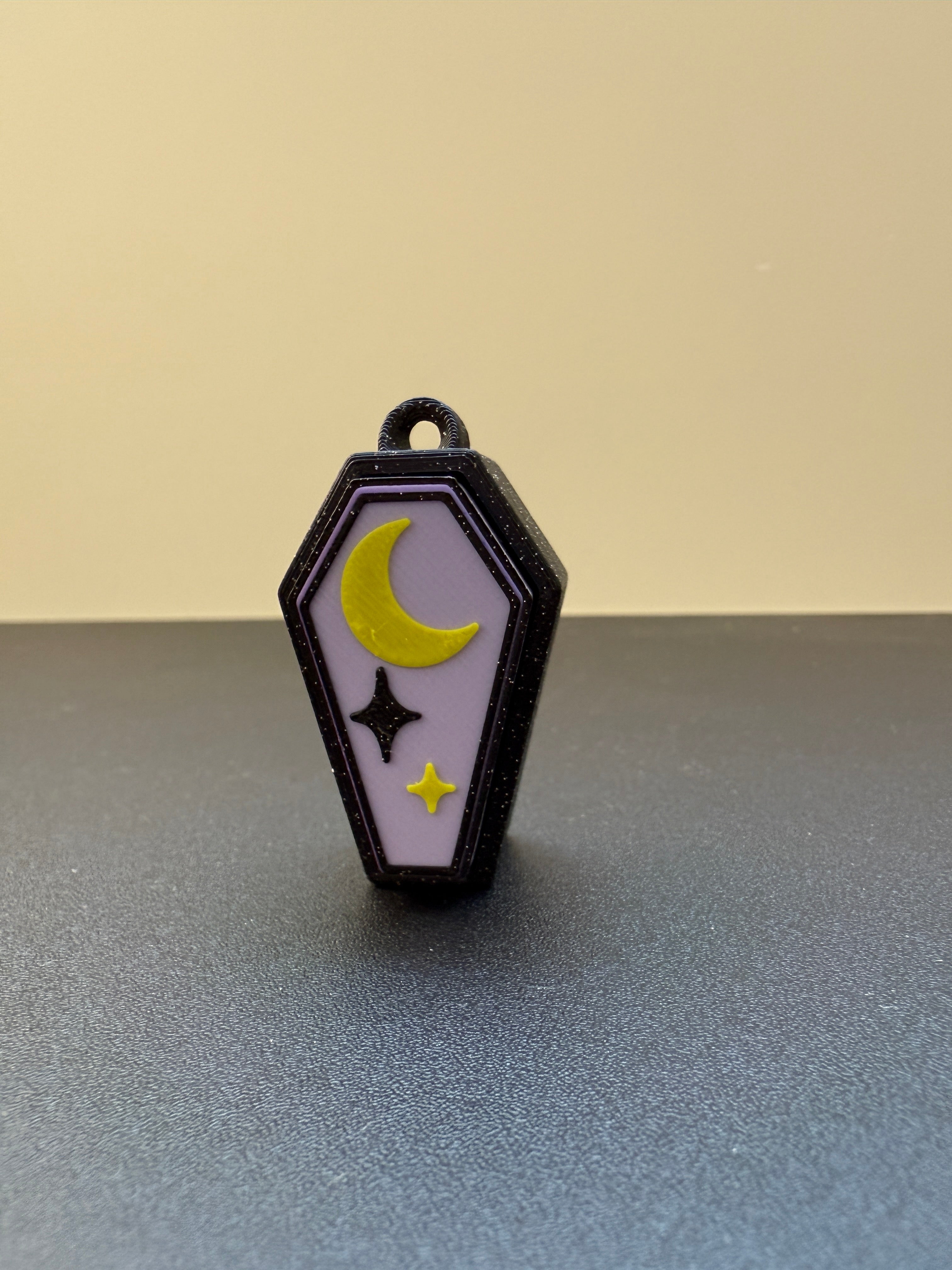 Spooky Coffin Keyring Clicker