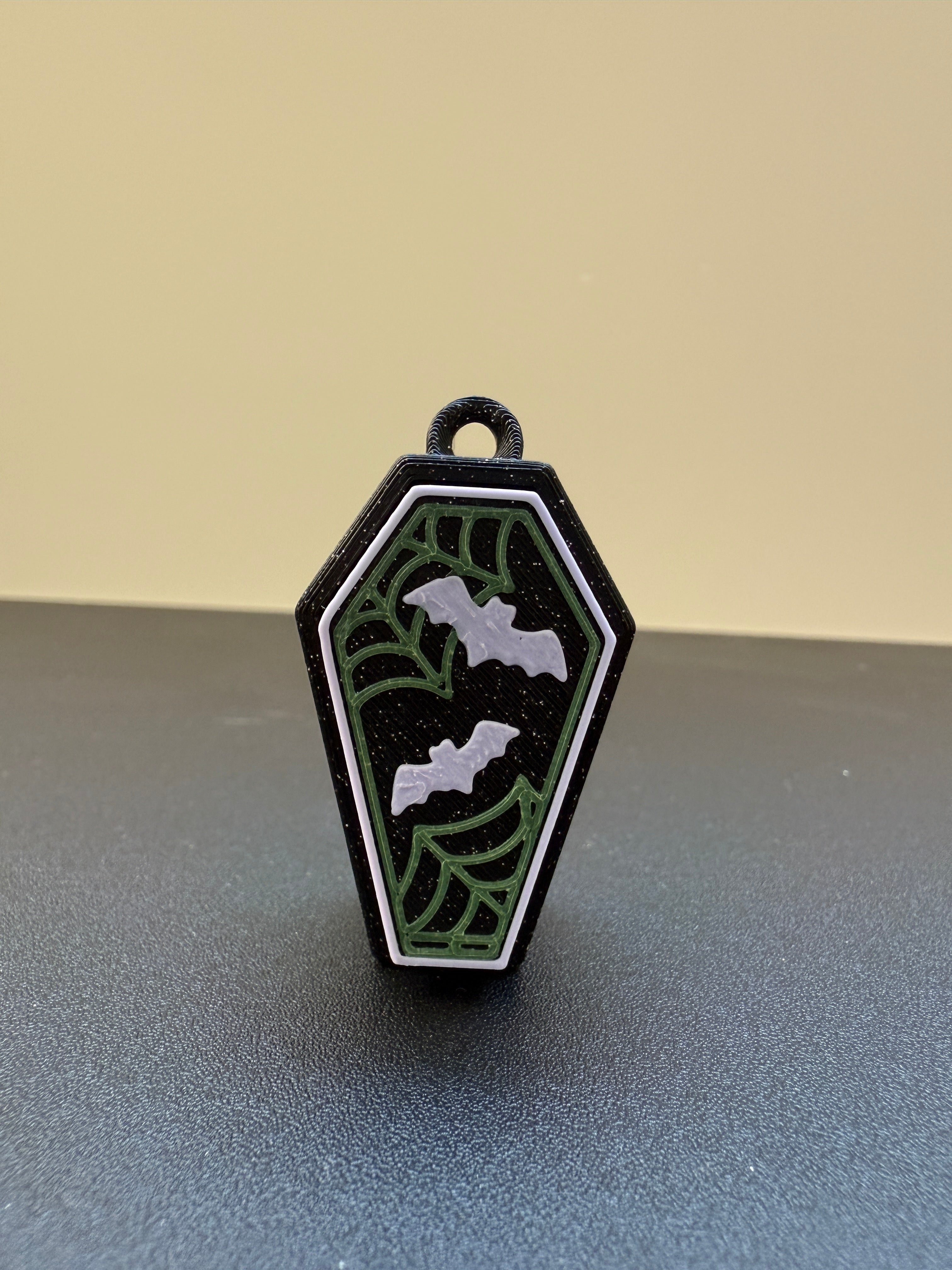 Spooky Coffin Keyring Clicker