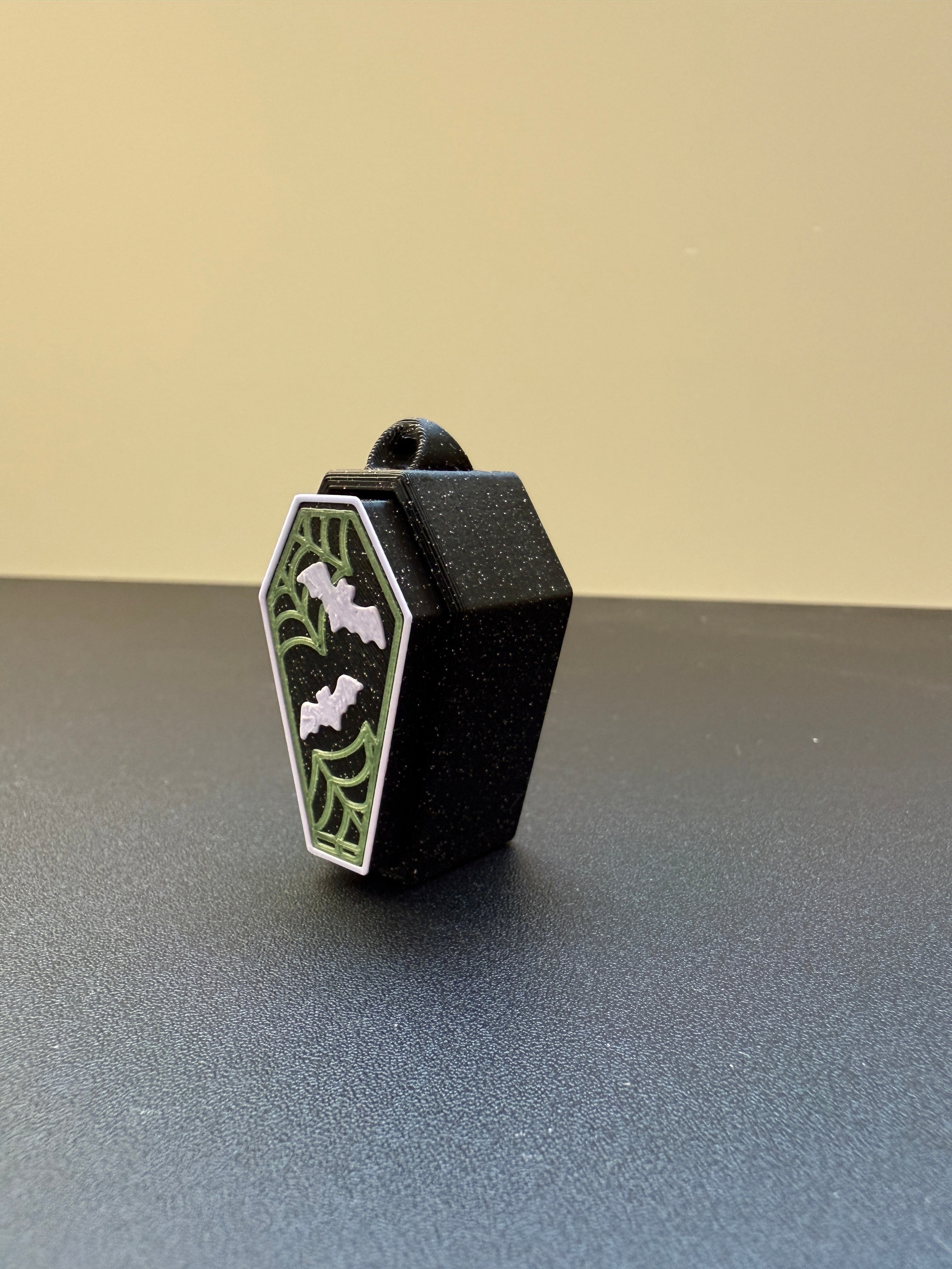 Spooky Coffin Keyring Clicker