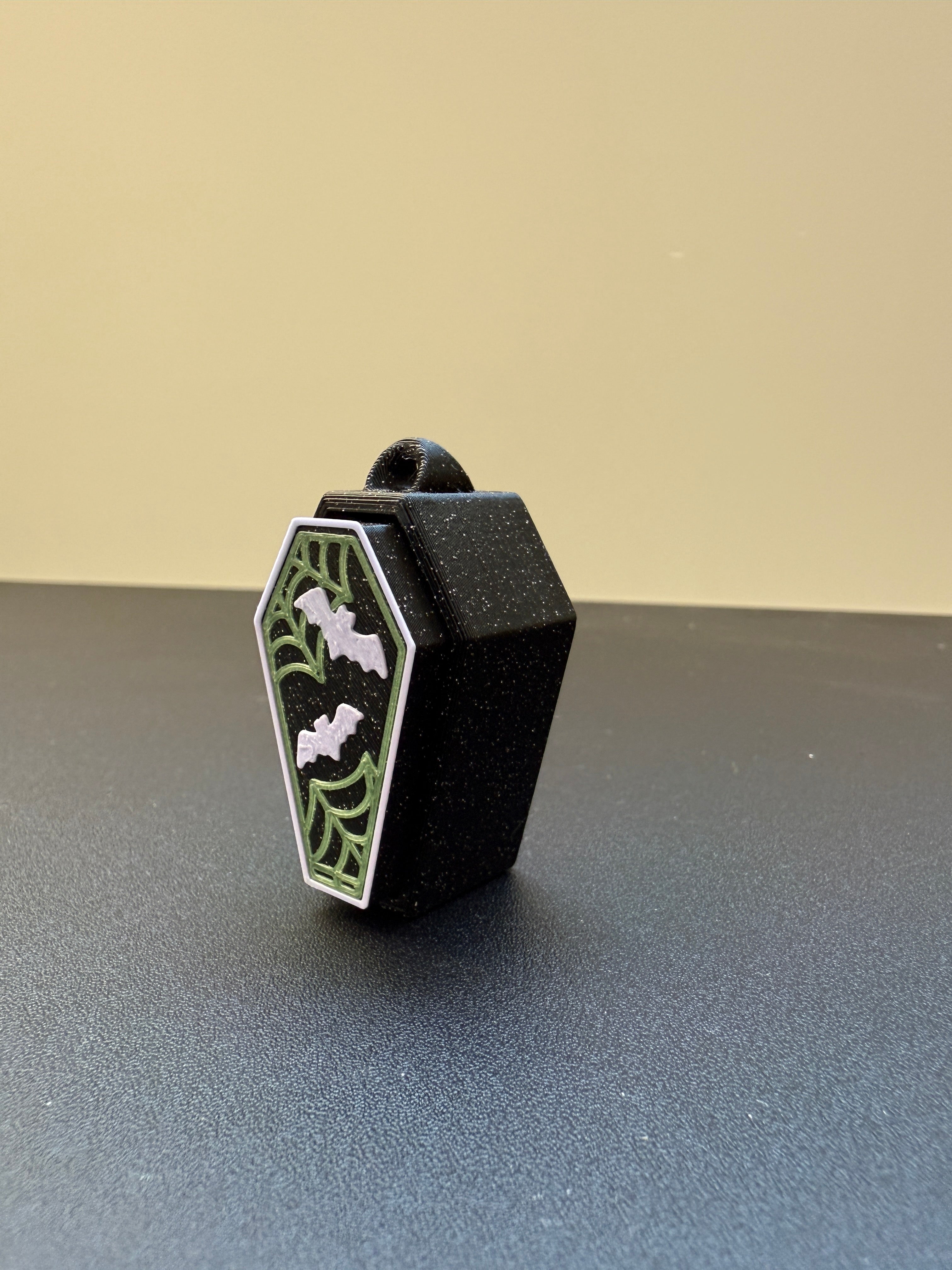 Spooky Coffin Keyring Clicker