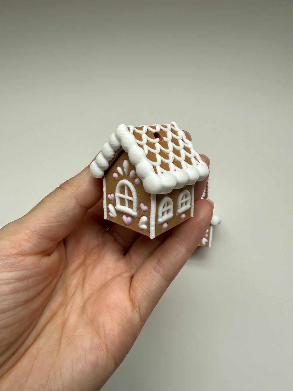 Gingerbread Man House Keyring Clicker