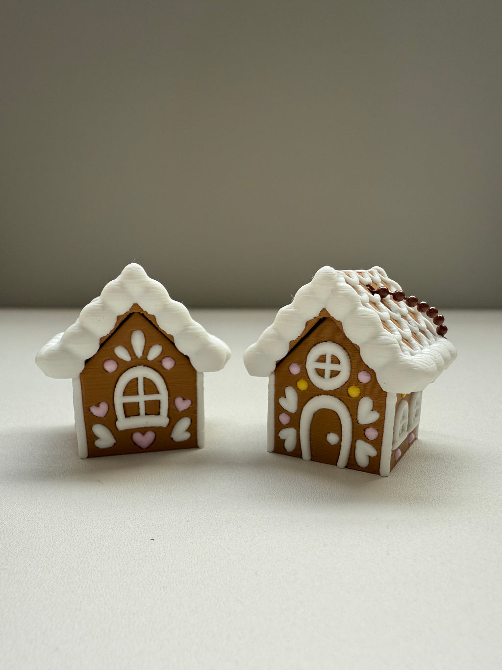 Gingerbread Man House Keyring Clicker