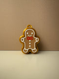 Single Gingerbread Man Keyring Clicker