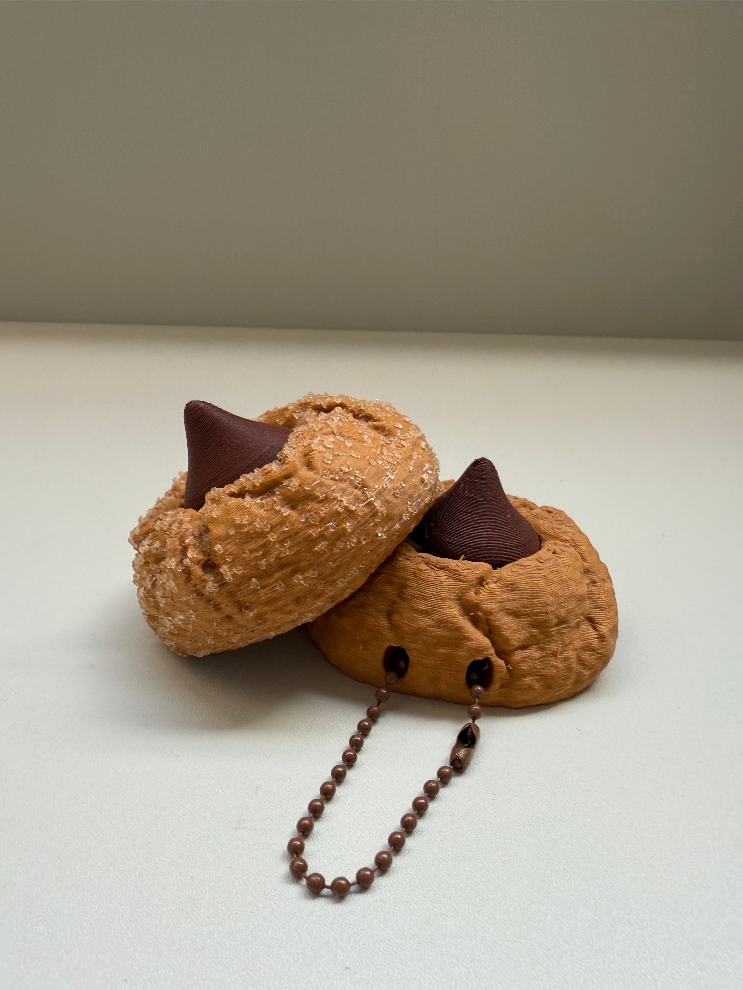 Chocolate Cookie Keyring Clicker