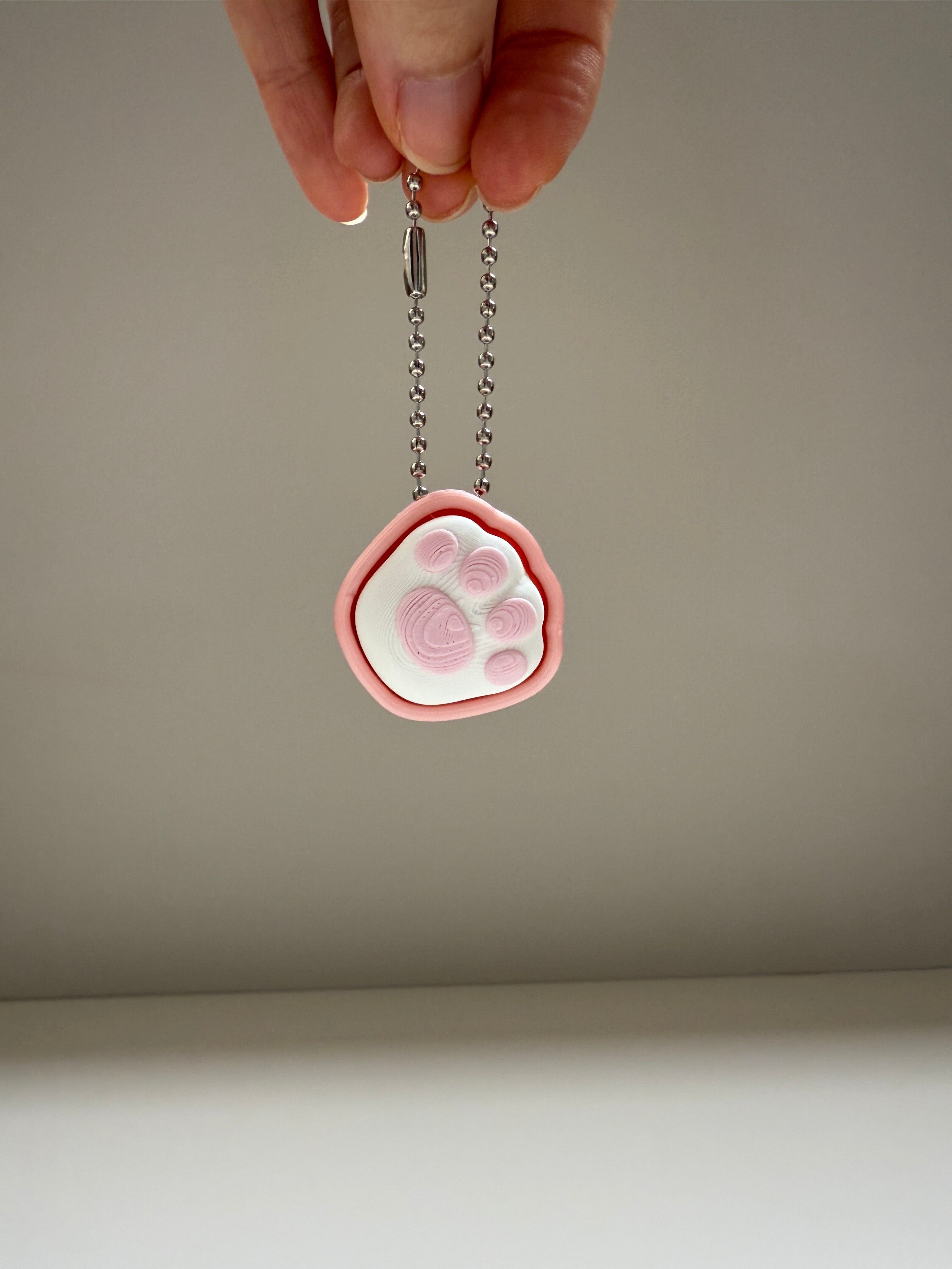 Cat Paw Keyring Clicker