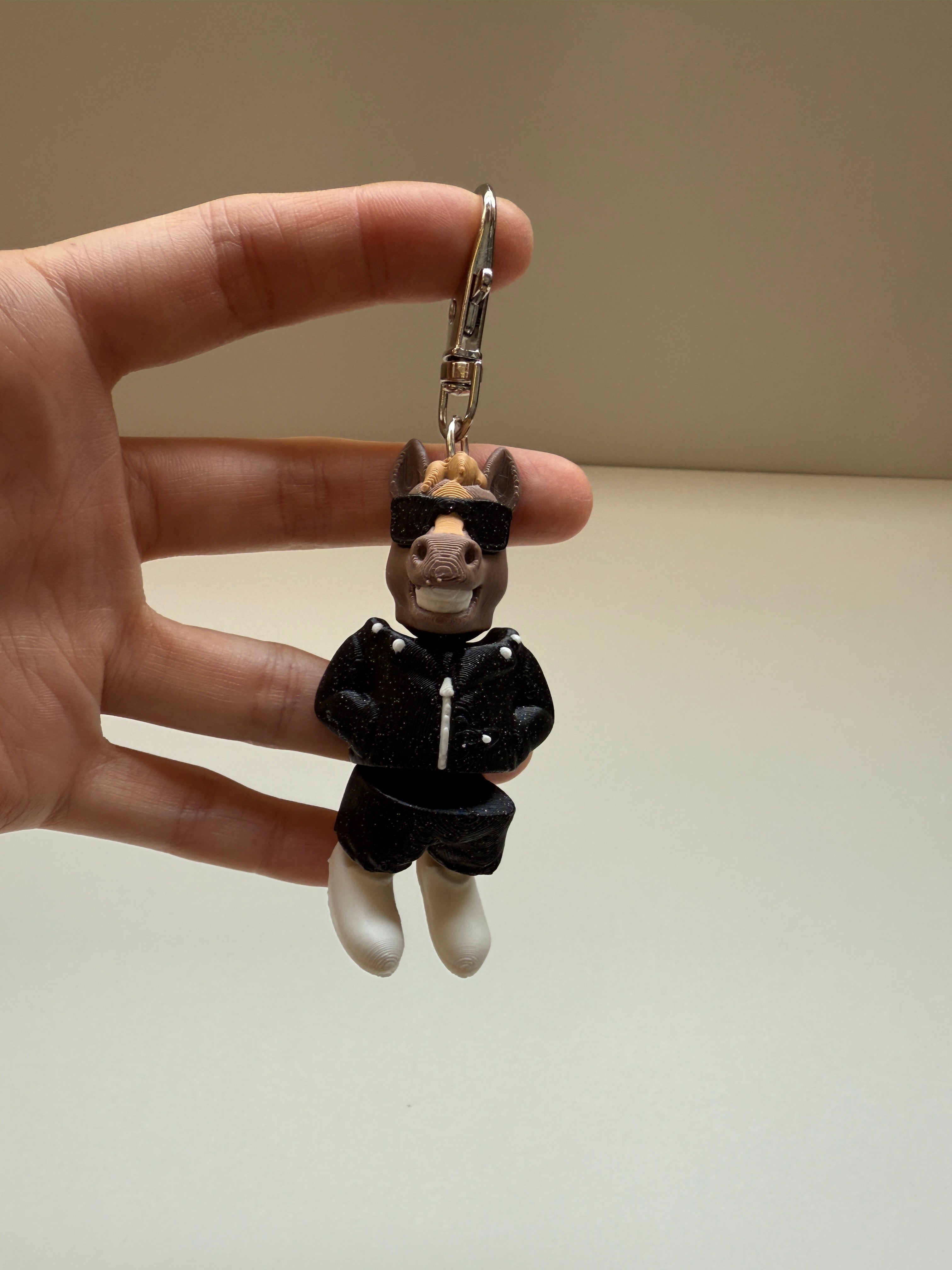 Articulated Mr.Horse Keyring