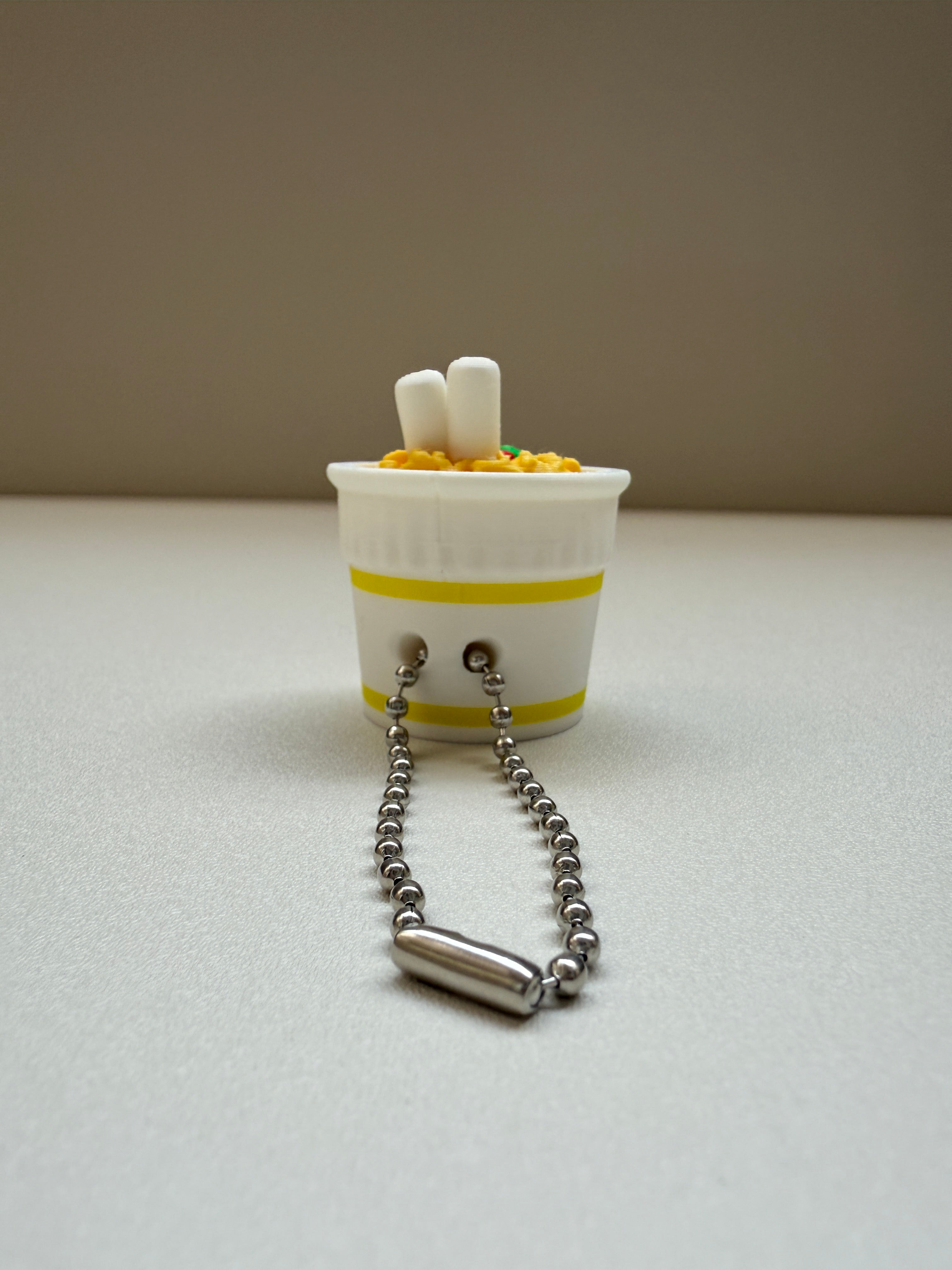 Cup Noodles Keyring Clicker