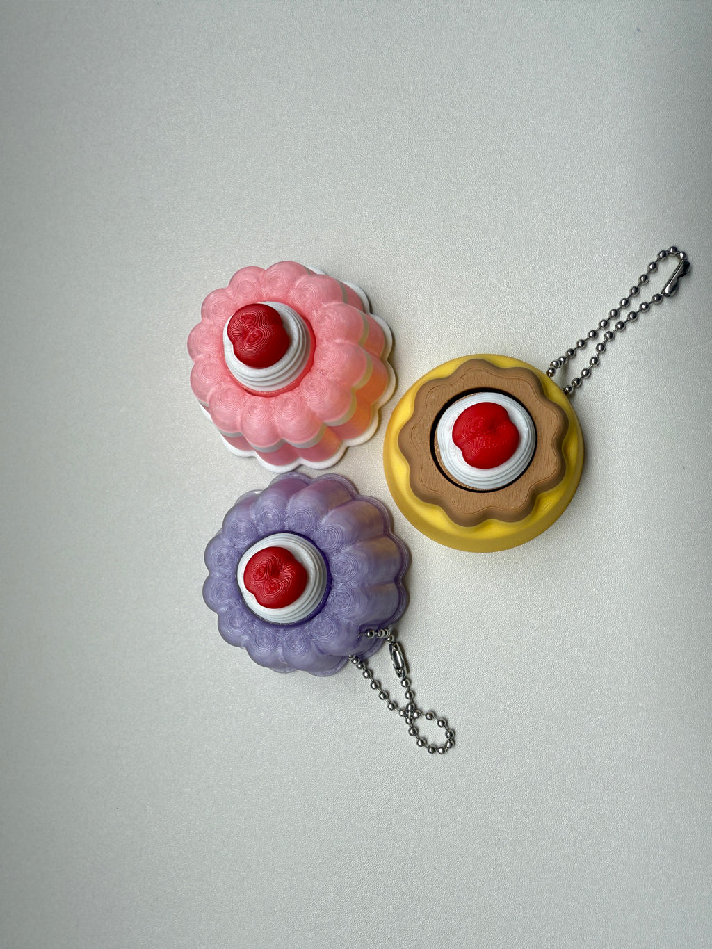 Pudding Trio Keyring Clicker