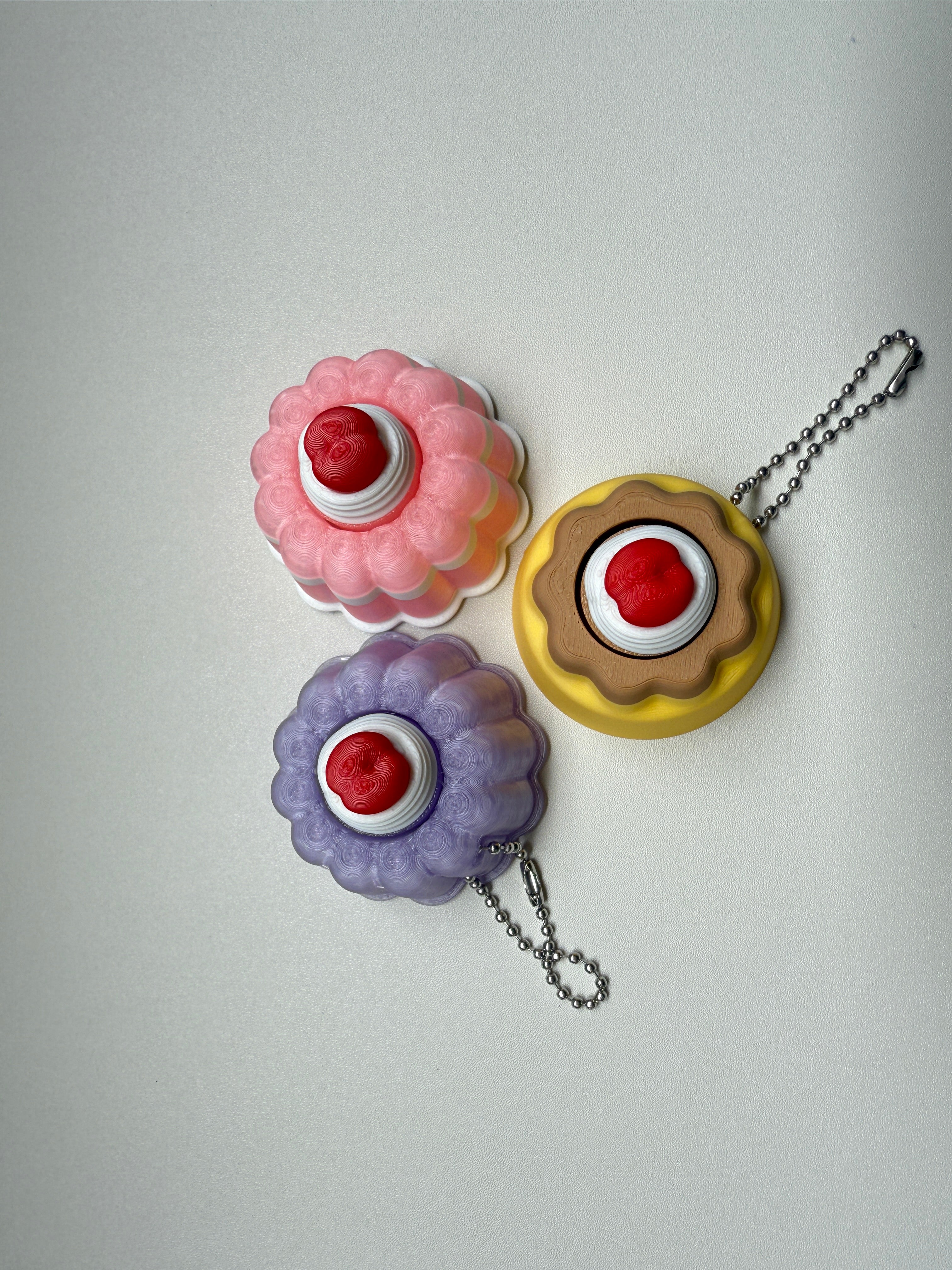 Pudding Trio Keyring Clicker