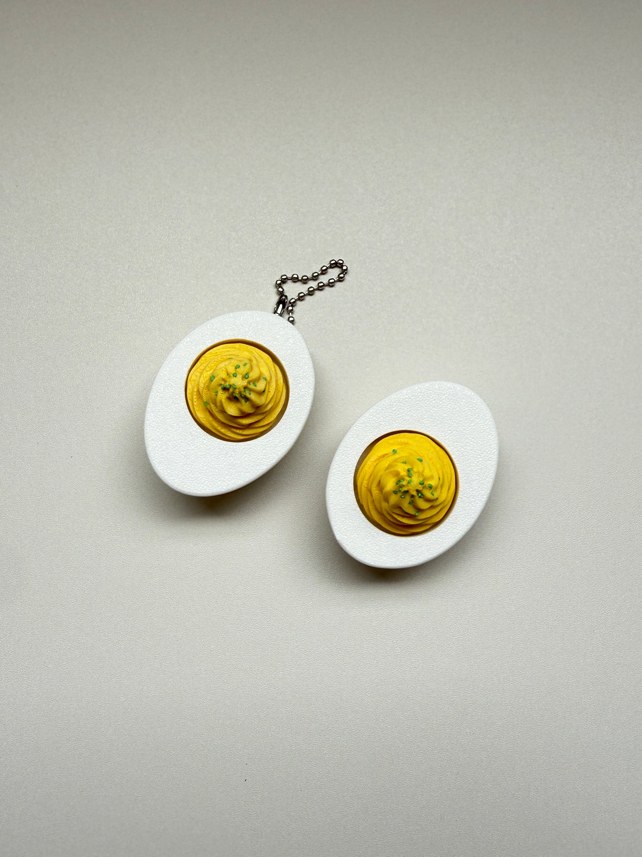 Deviled Egg Keyring Clicker