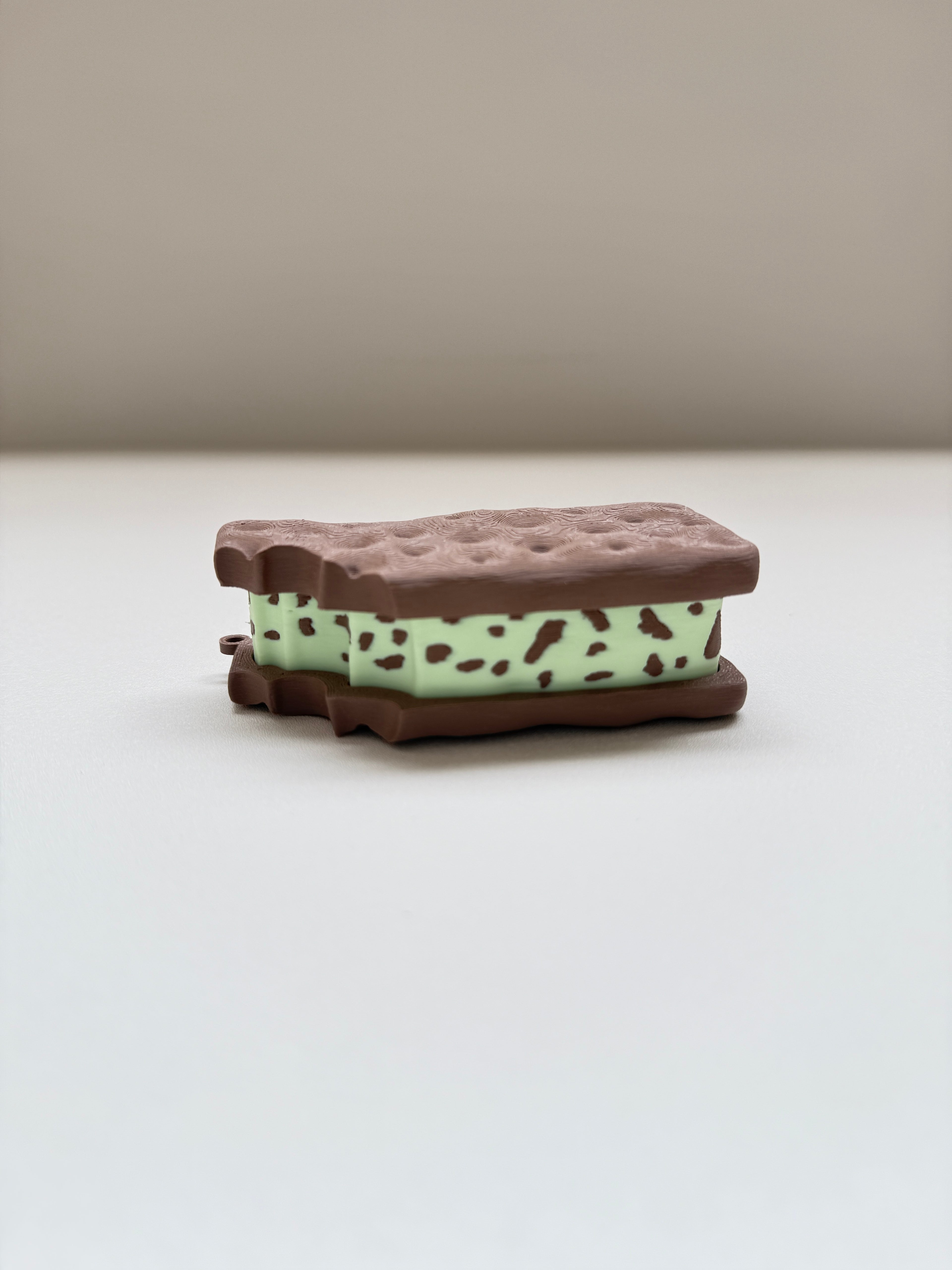 Ice Cream Sand Keyring Clicker