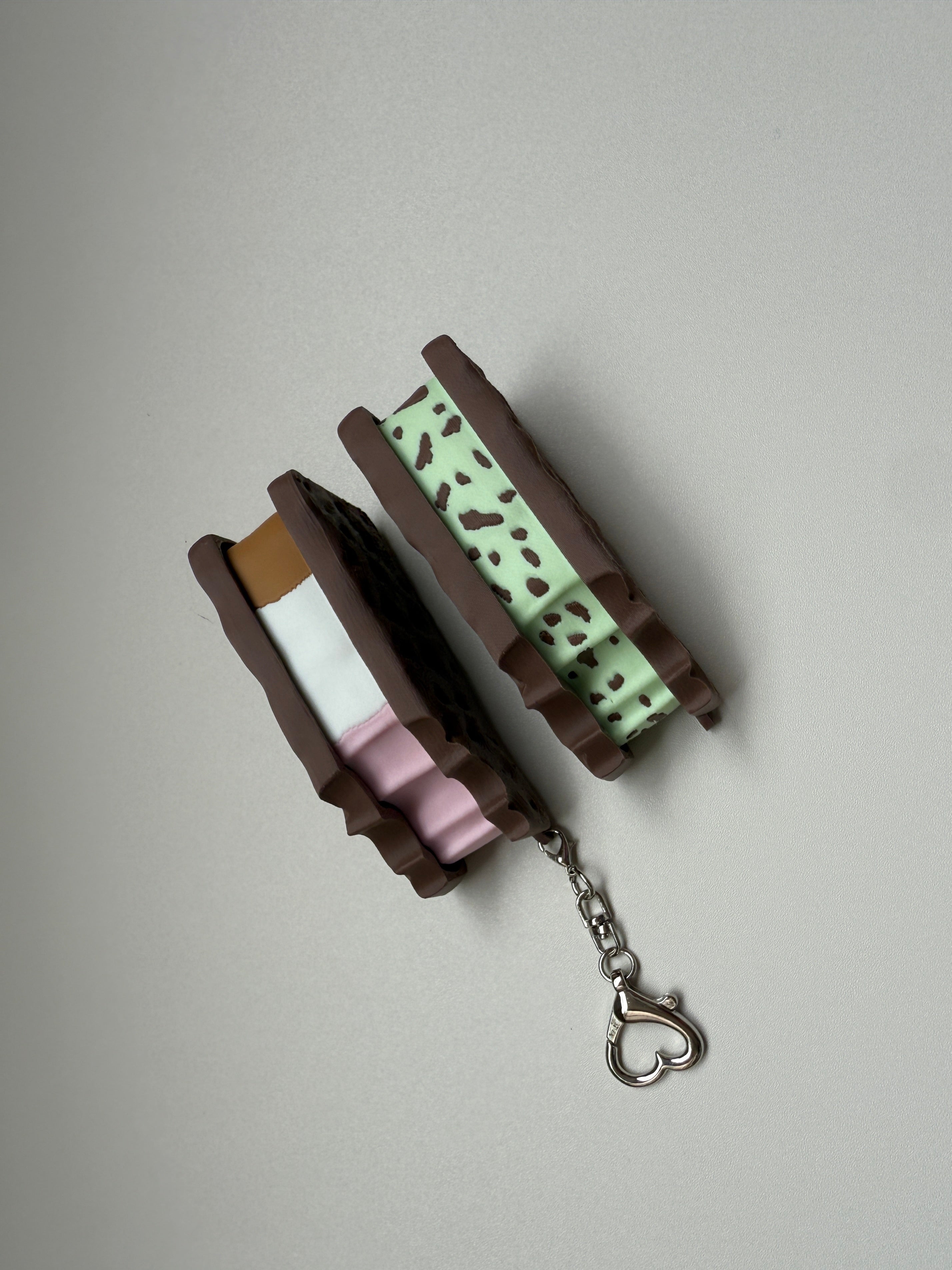 Ice Cream Sand Keyring Clicker