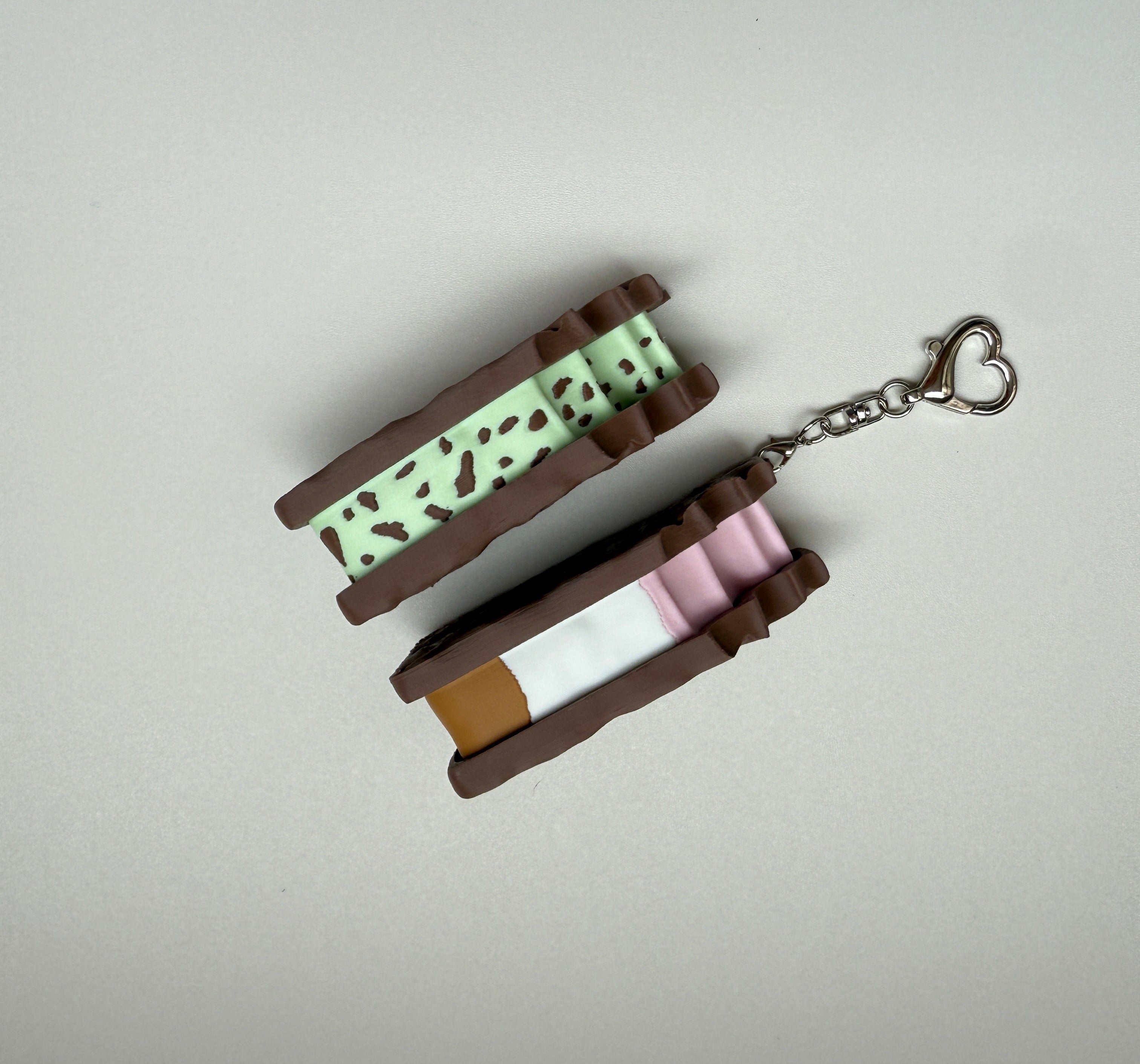 Ice Cream Sand Keyring Clicker