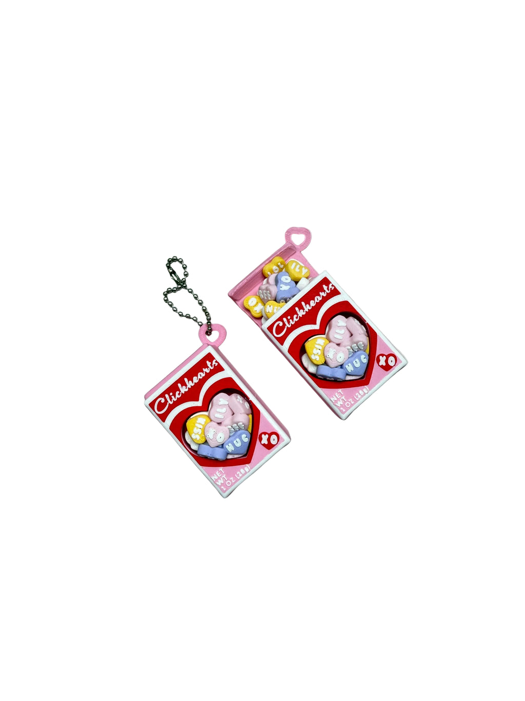 Conversation Heart Keyring Clicker