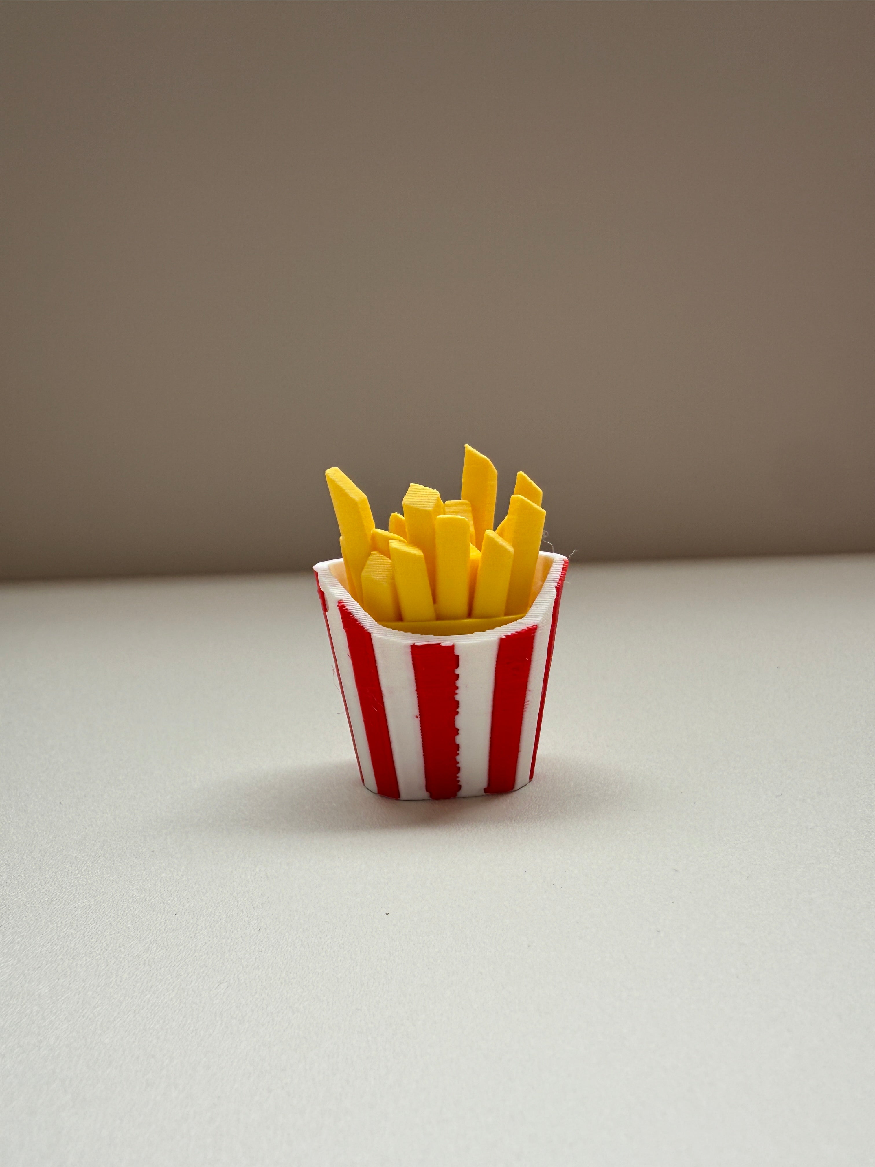 Fries Keyring Clicker
