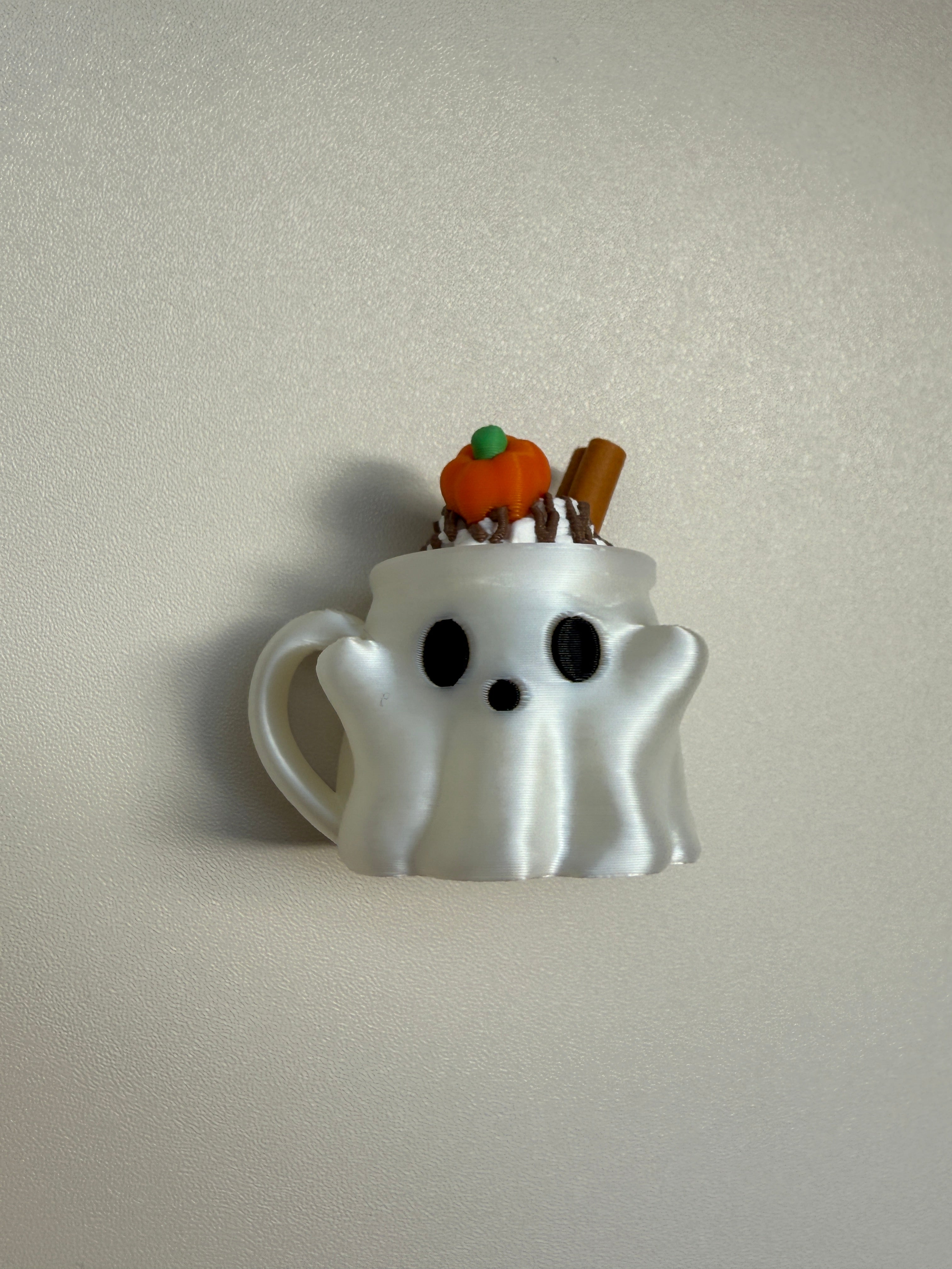 Spooky Latte Keyring Clicker