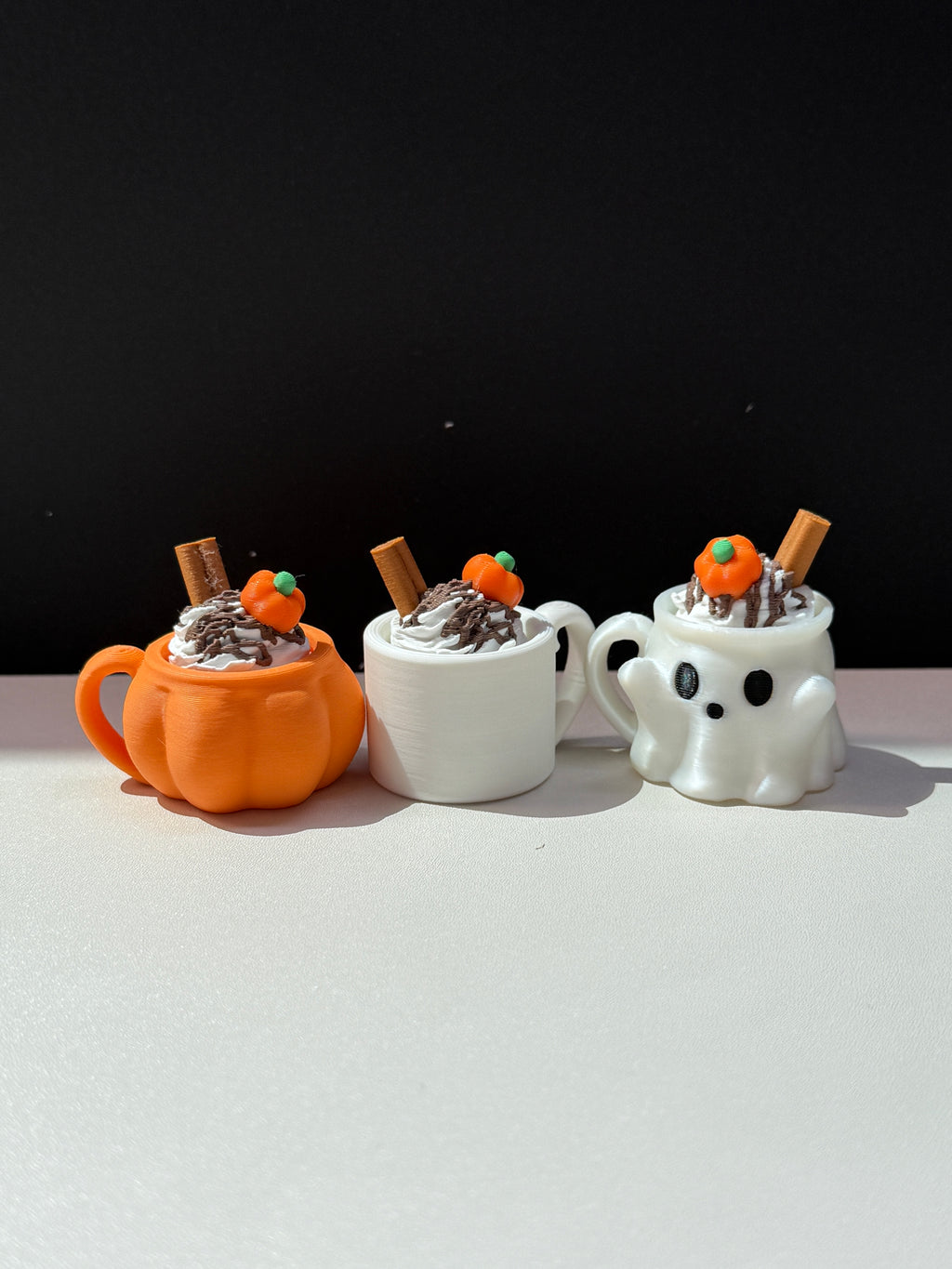 Spooky Latte Keyring Clicker