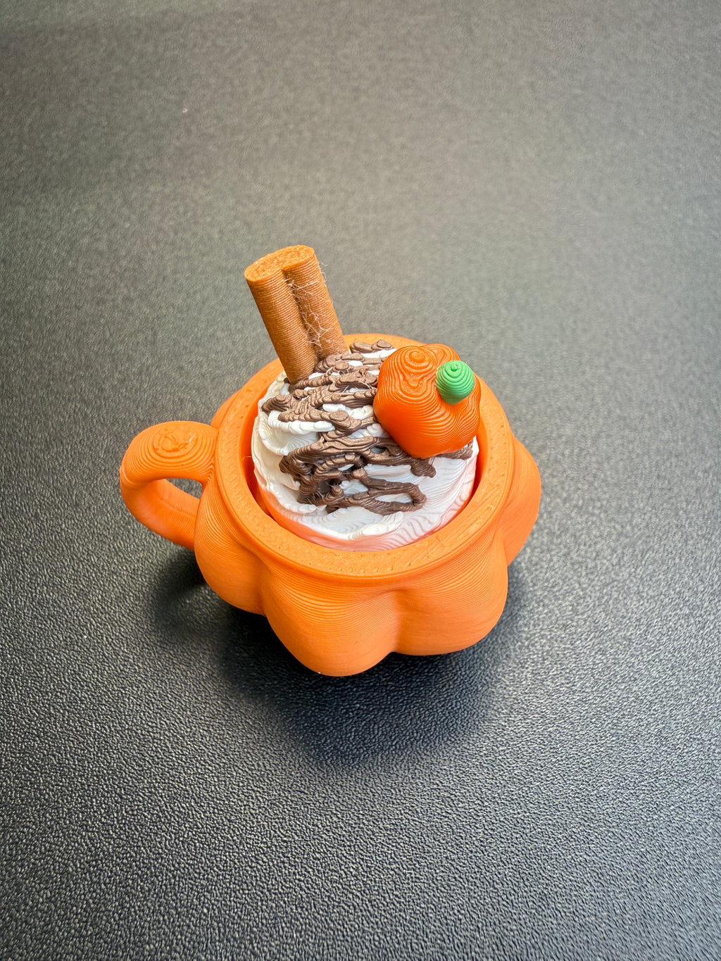 Spooky Latte Keyring Clicker