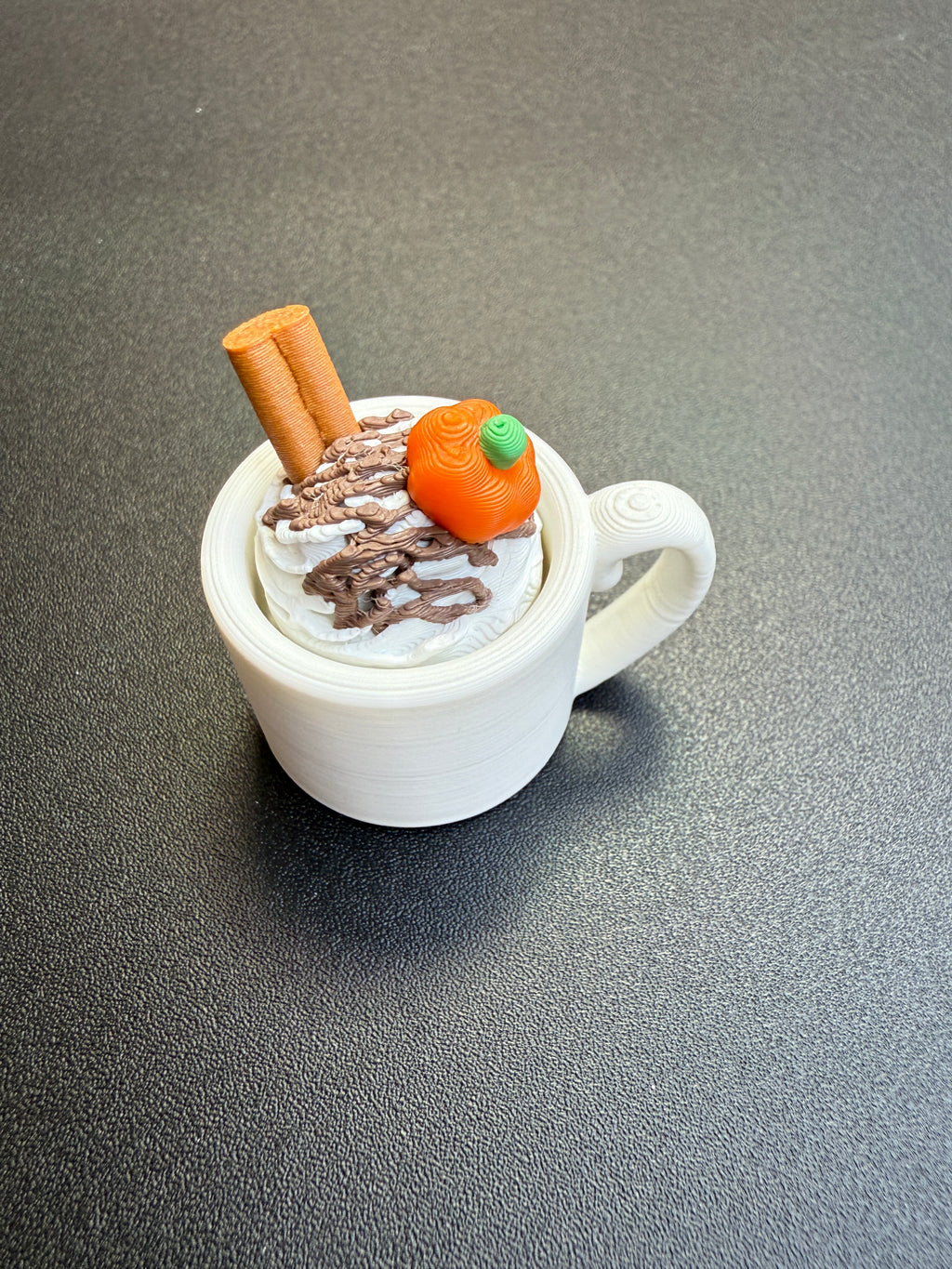Spooky Latte Keyring Clicker