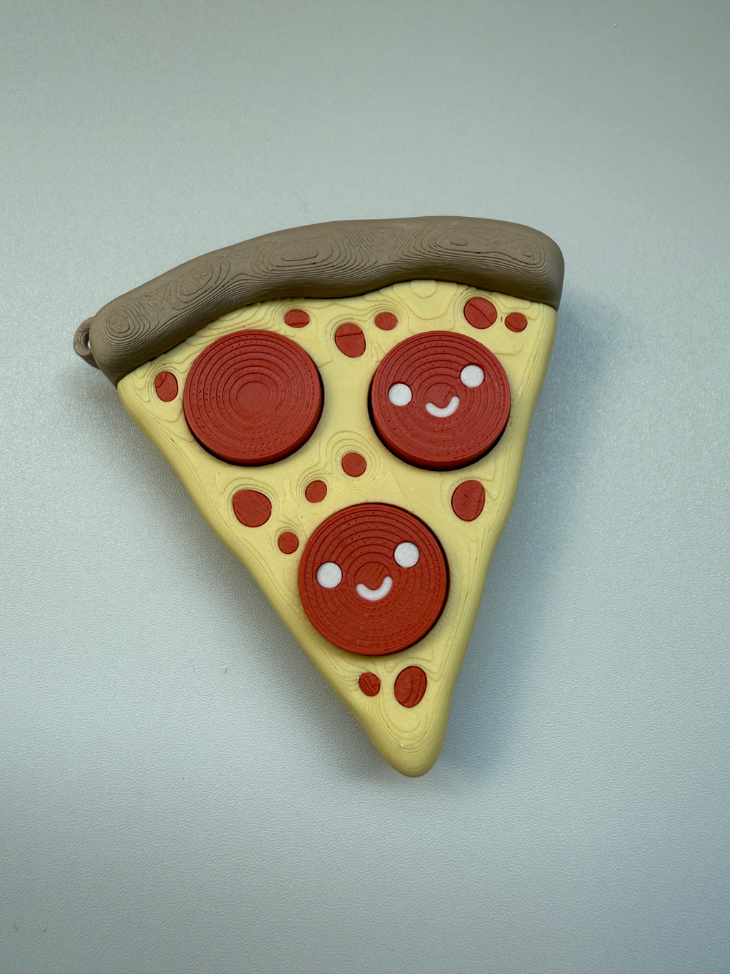 Pepperoni Pizza Keyring Clicker