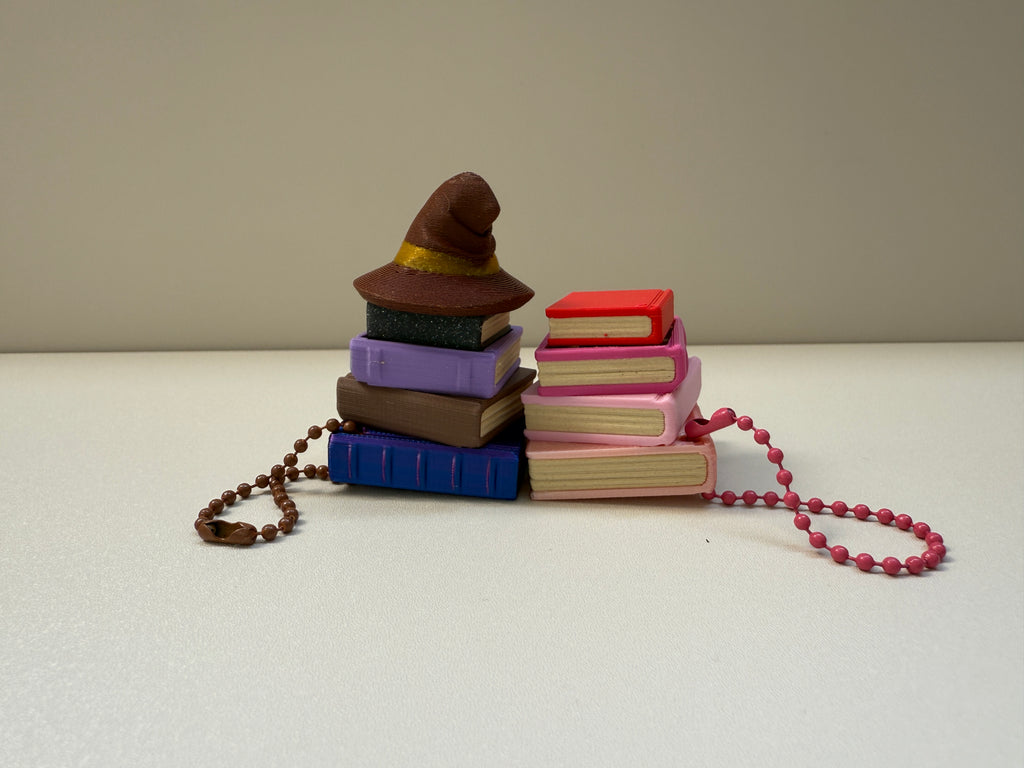 Book Lovers Keyring Clicker