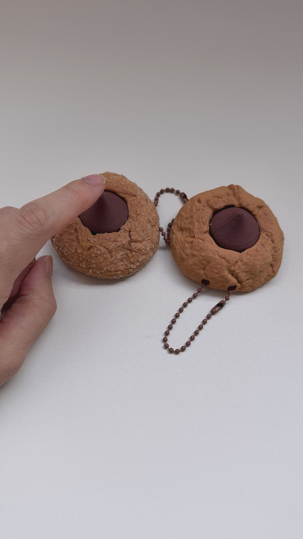 Chocolate Cookie Keyring Clicker