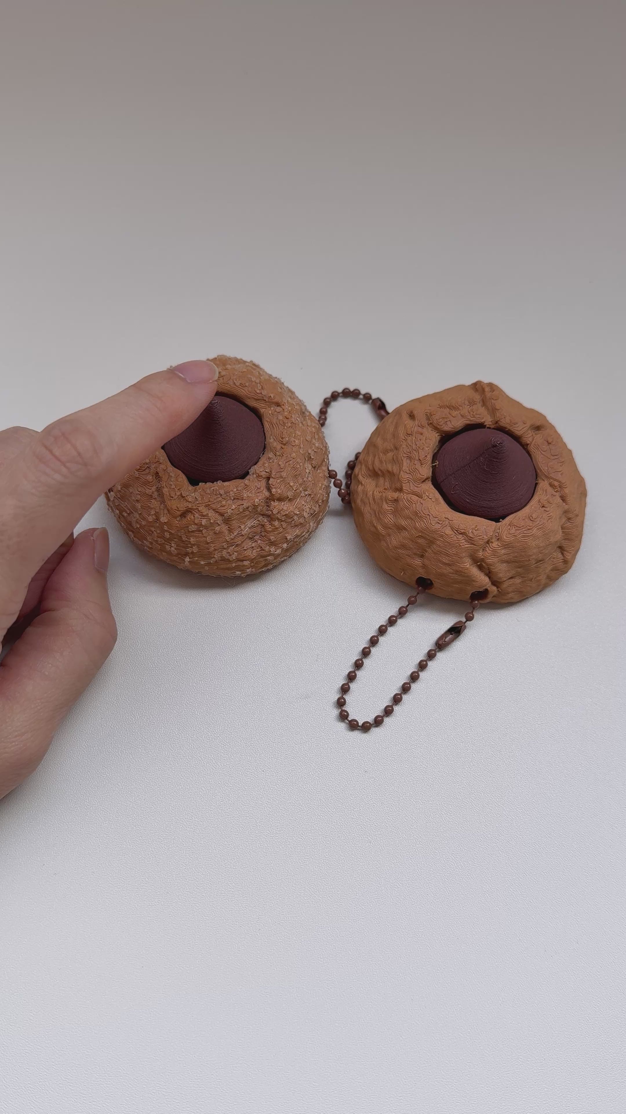 Chocolate Cookie Keyring Clicker