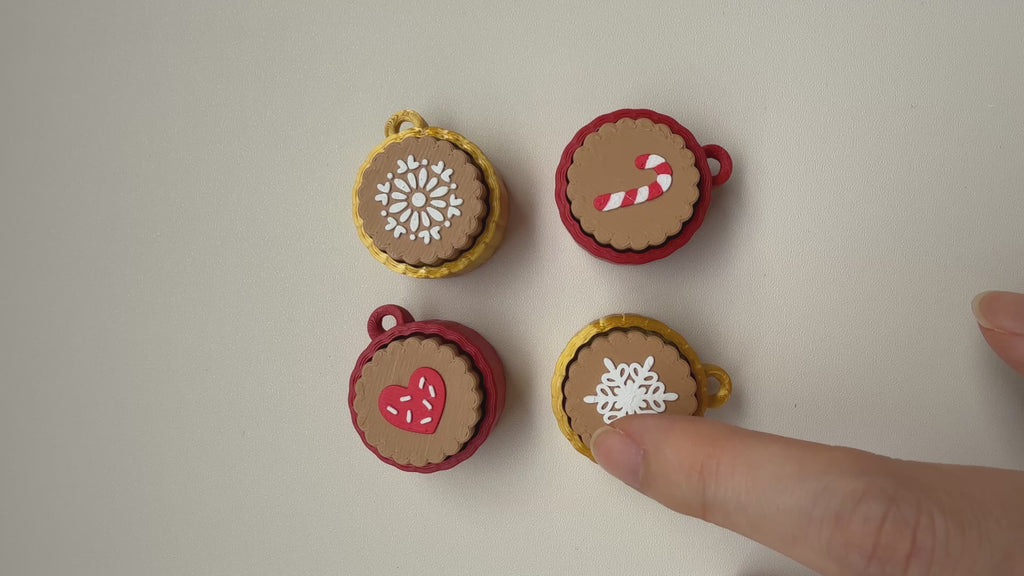 Christmas Cookie Keyring Clicker